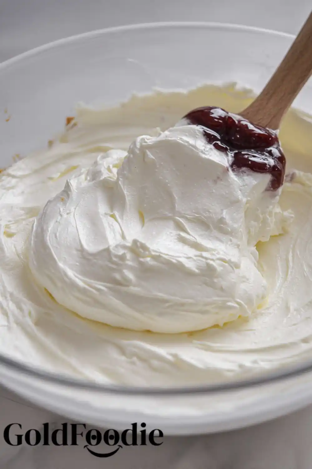 Mixing No-Bake Cheesecake Filling