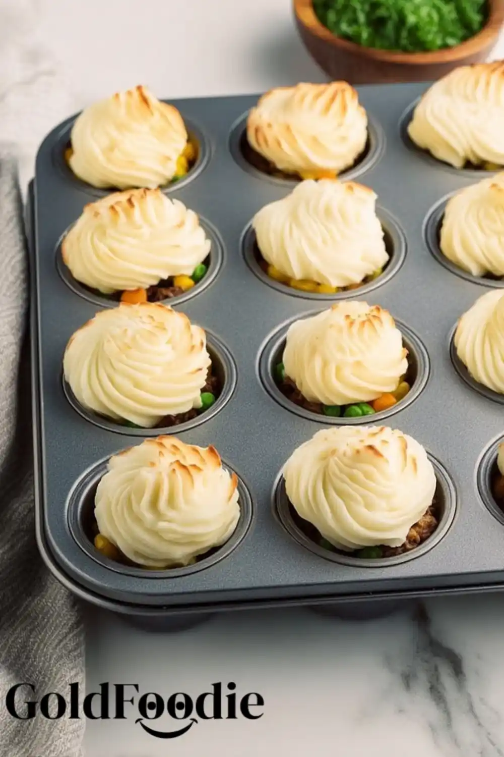 Muffin Tin Shepherds Pies Batch Muffin Tin Shepherds Pies Batch