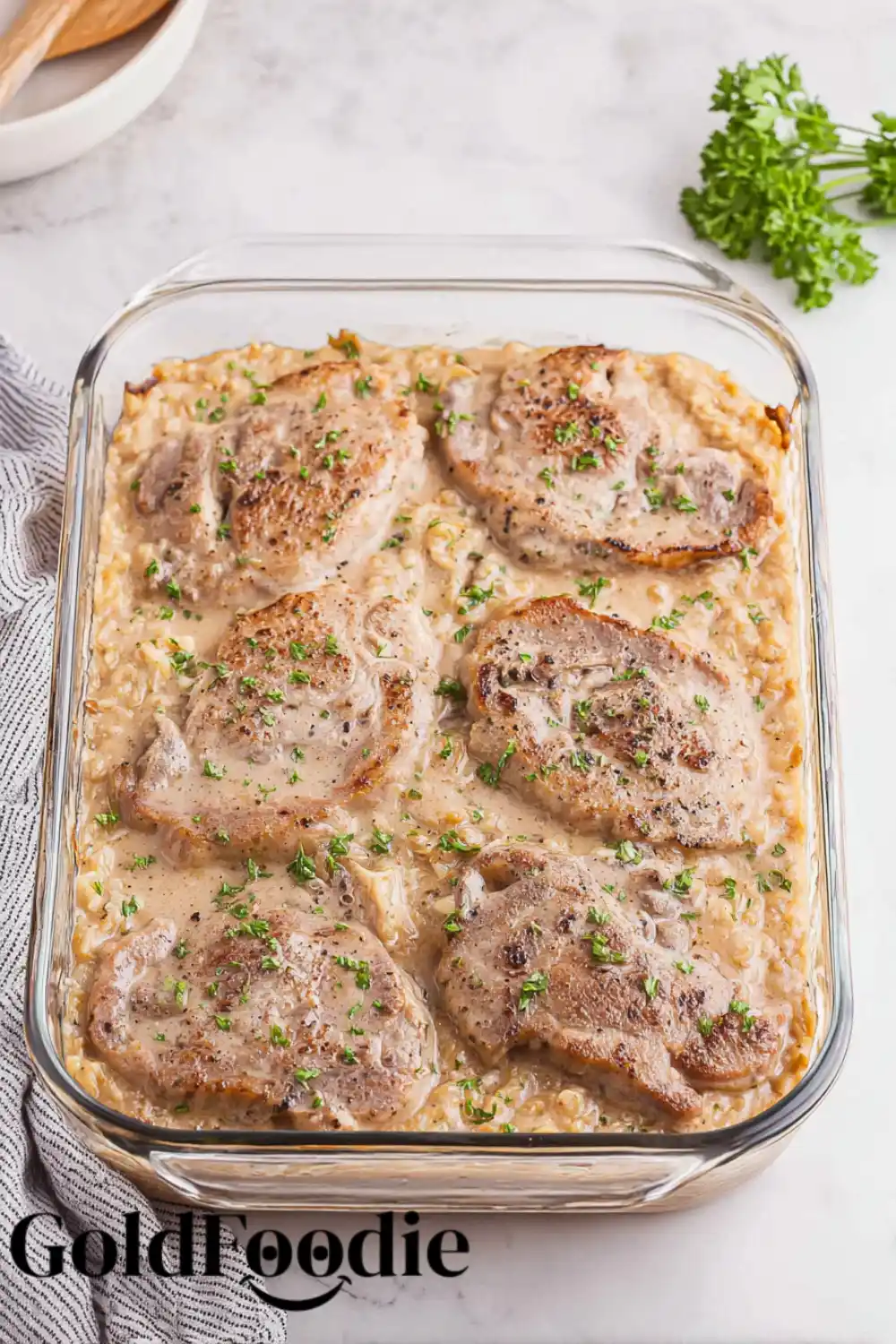 One-Pan Pork and Rice Bake