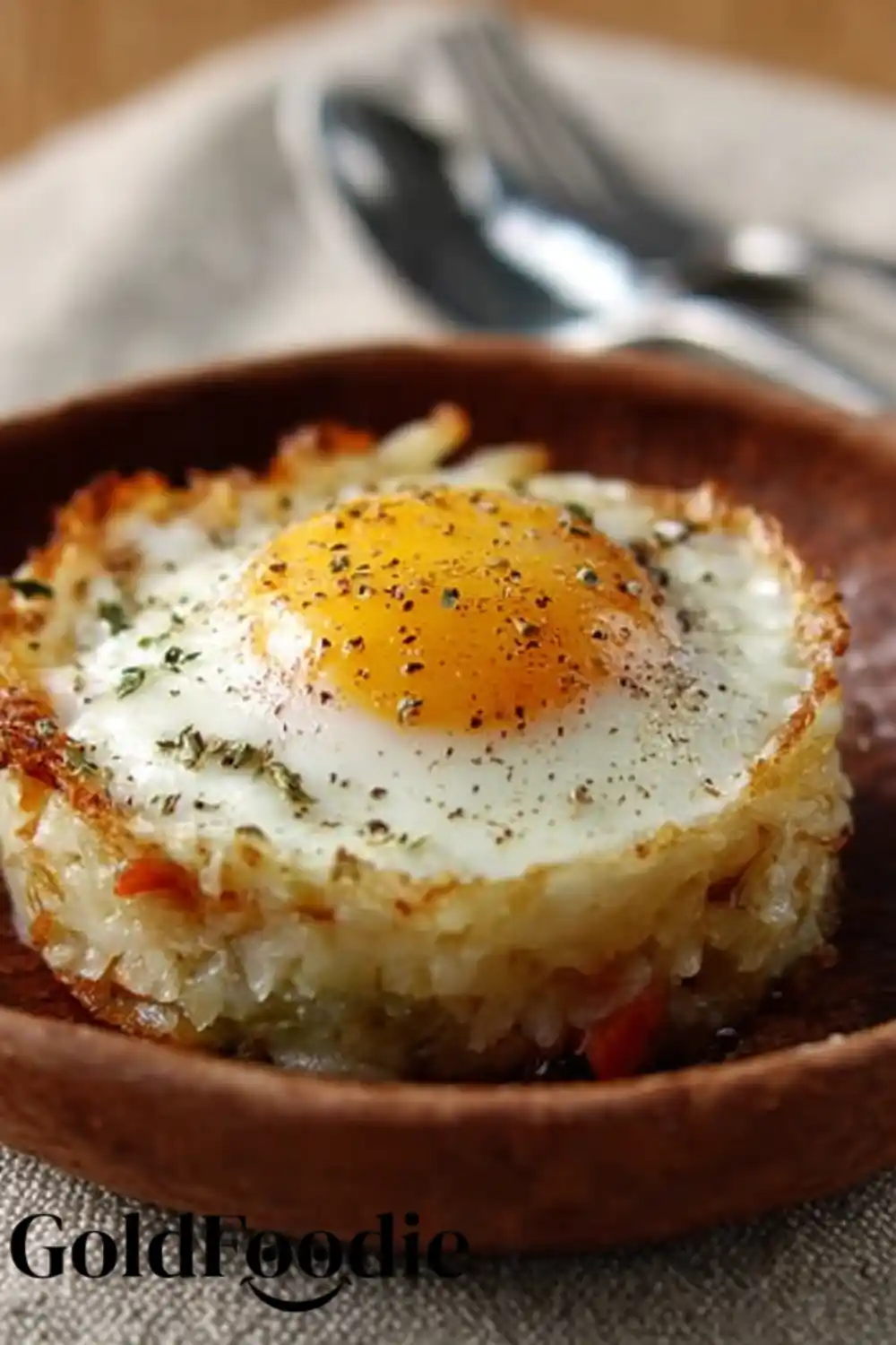 Perfect Baked Egg in Tater Tot Nest Perfect Baked Egg in Tater Tot Nest