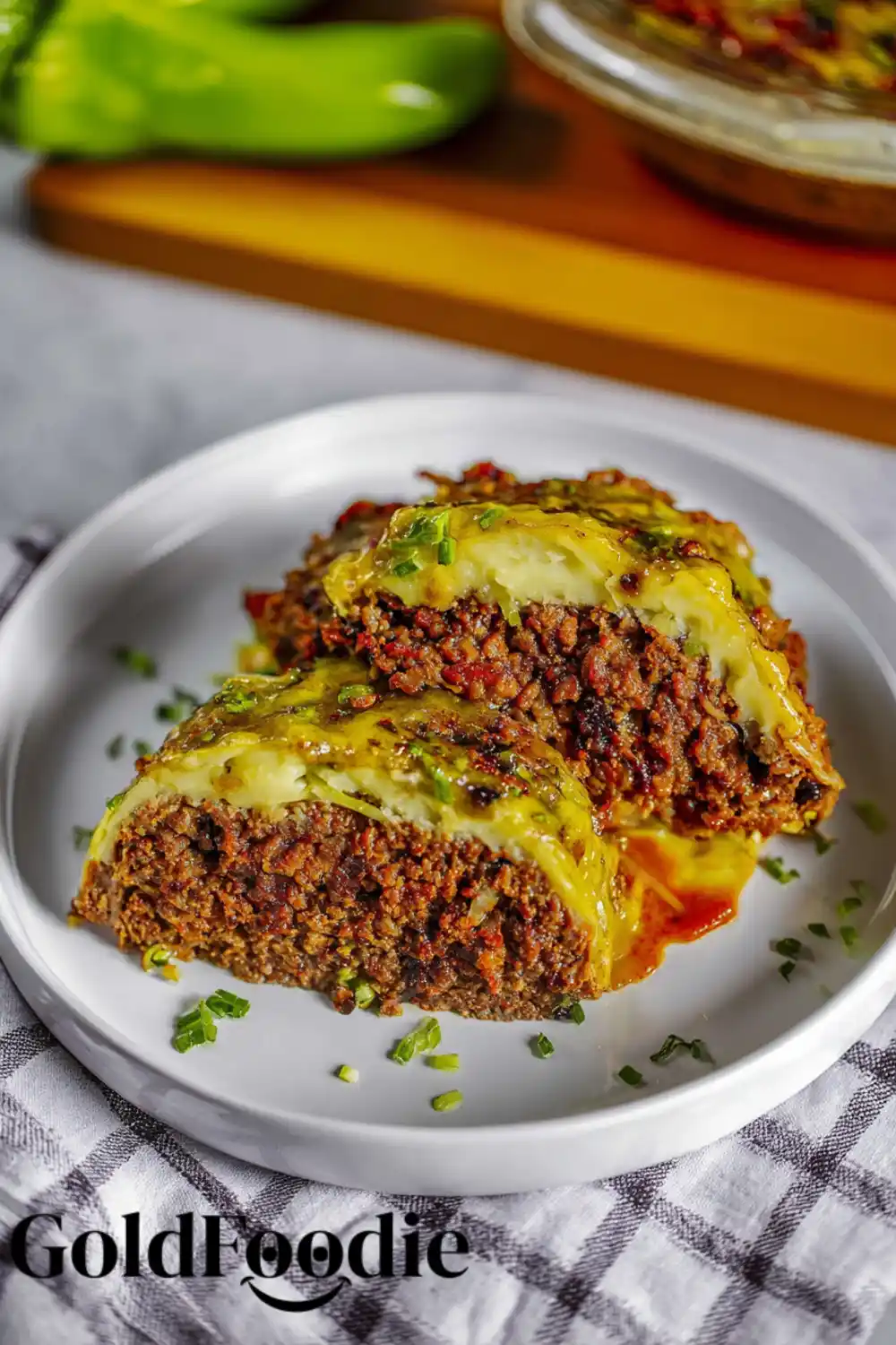 Plated Meatloaf and Mashed Potatoes