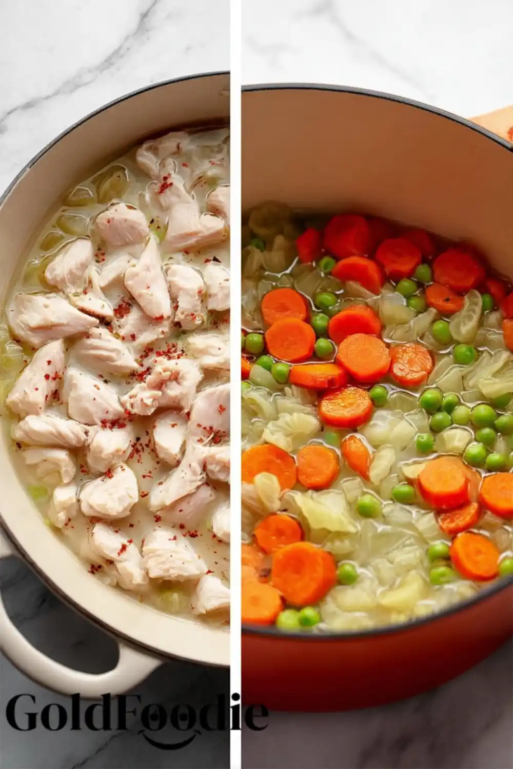 Prepping Chicken and Vegetables
