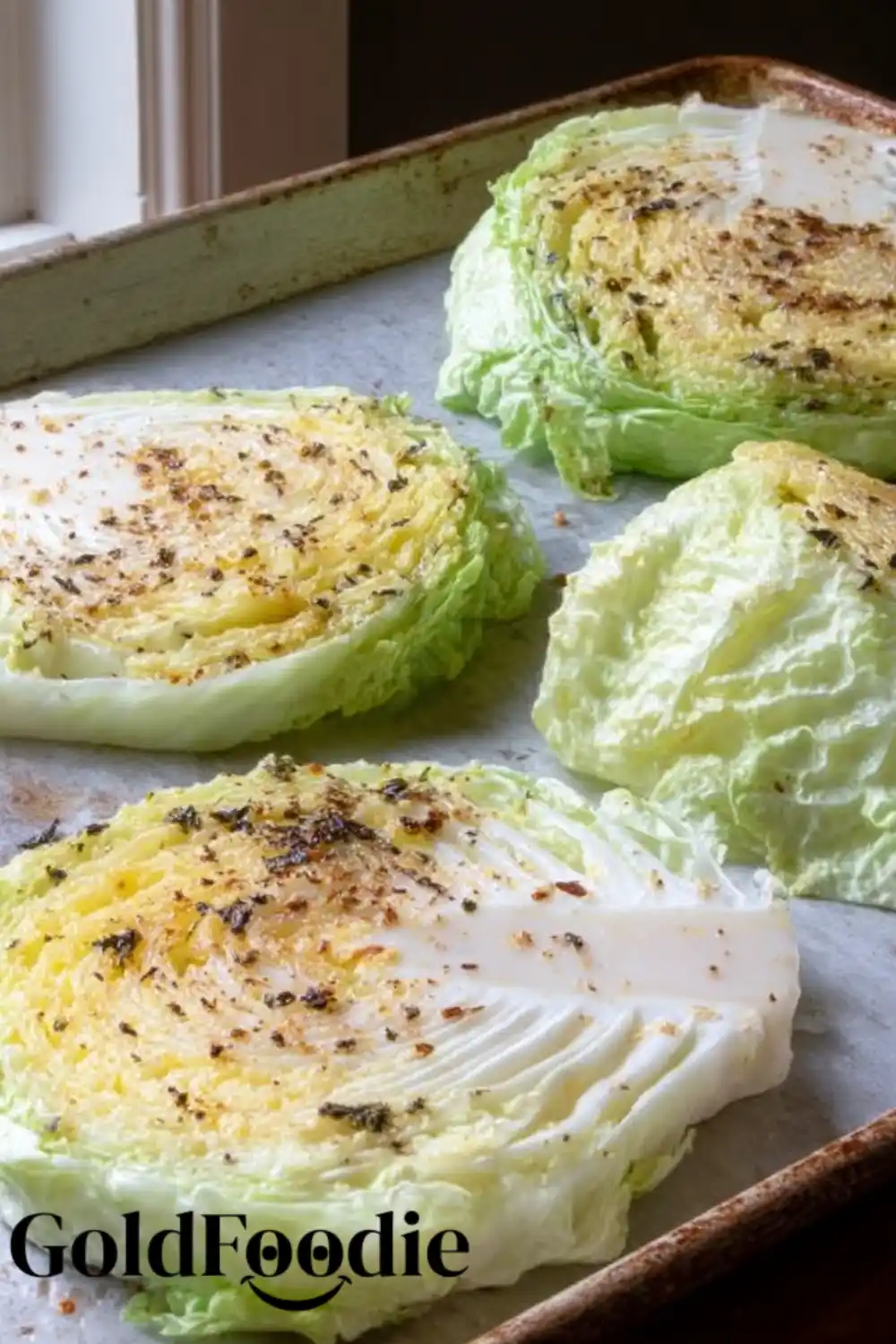 Garlic Cabbage Steaks