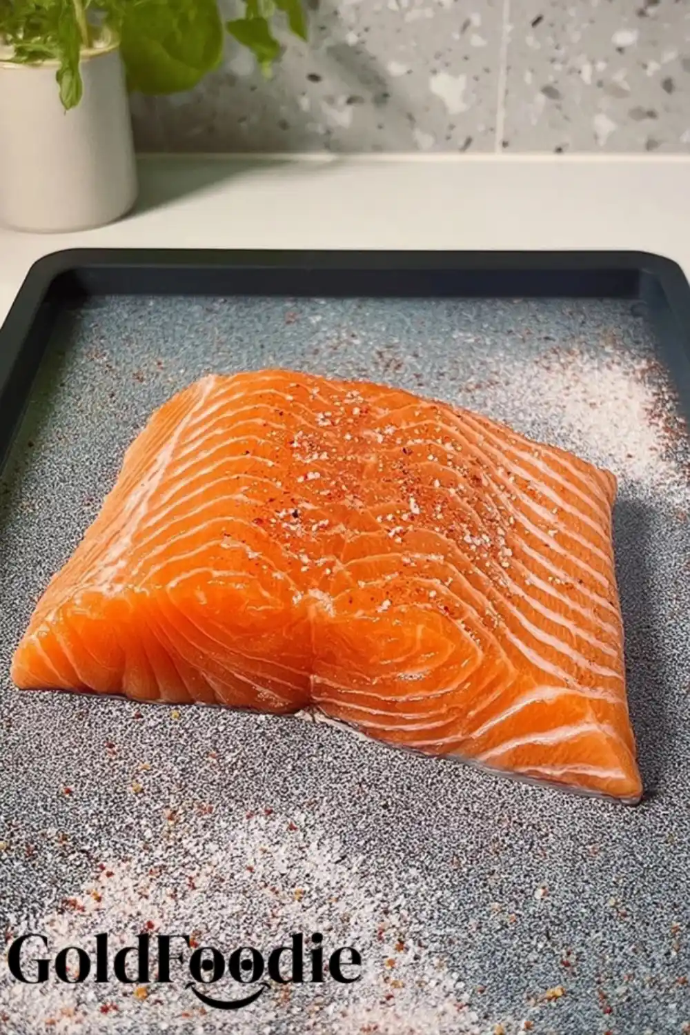 Raw Salmon Seasoned for Sushi Bake Raw Salmon Seasoned for Sushi Bake