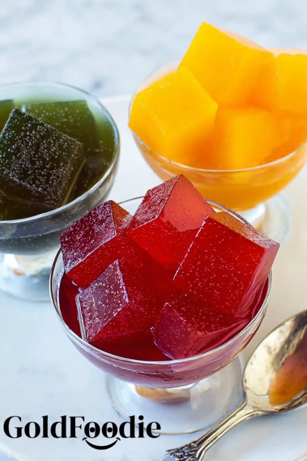 High Protein JELLO Cubes 5 Red and Green Protein JELLO Cubes