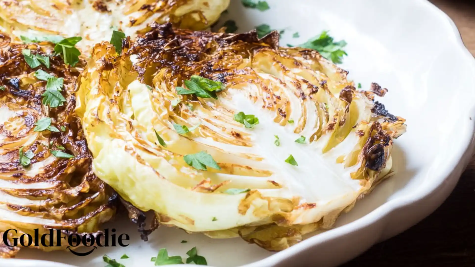 Crispy Garlic Cabbage Steaks