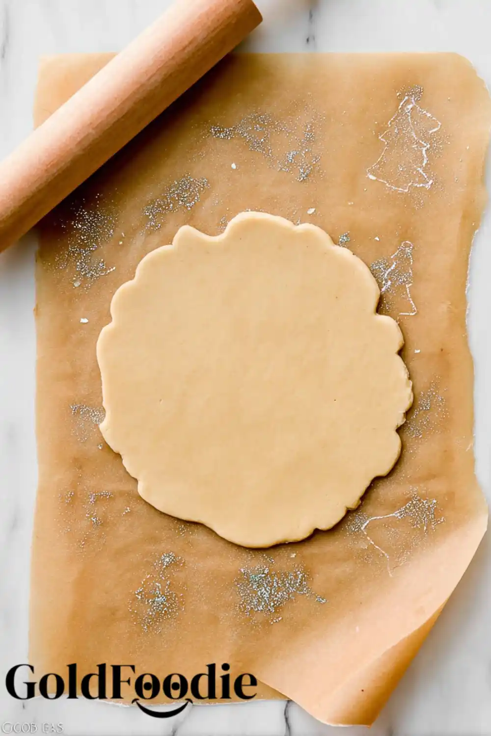 Rolling Out Sugar Cookie Dough Rolling Out Sugar Cookie Dough