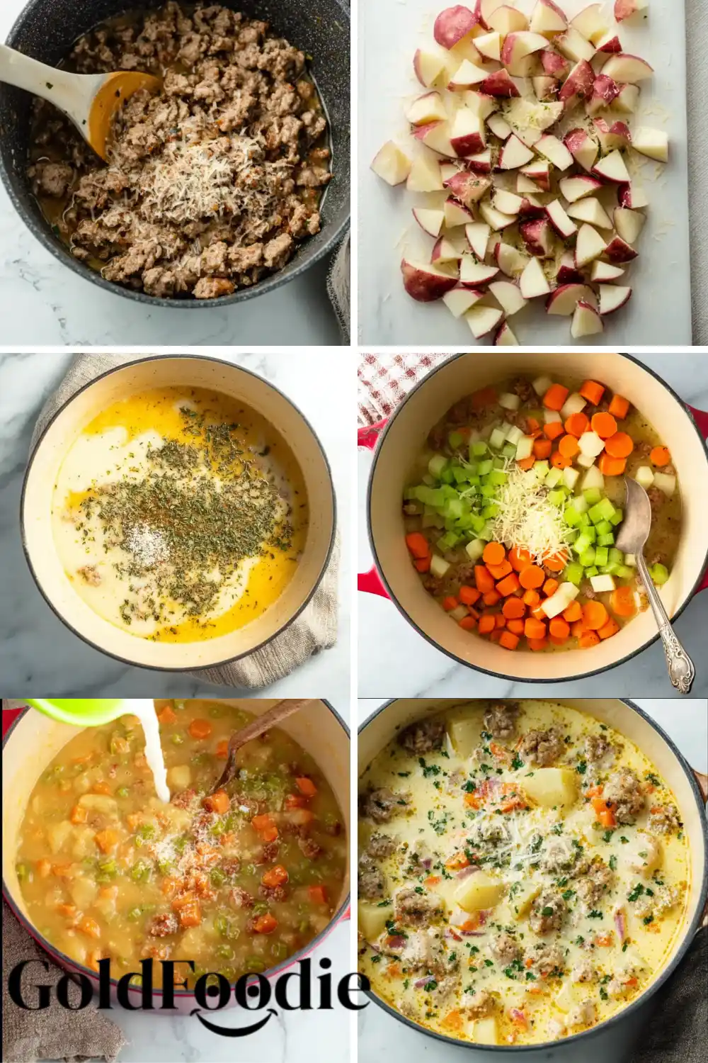 Sausage Potato Soup Step-by-Step Sausage Potato Soup Step-by-Step