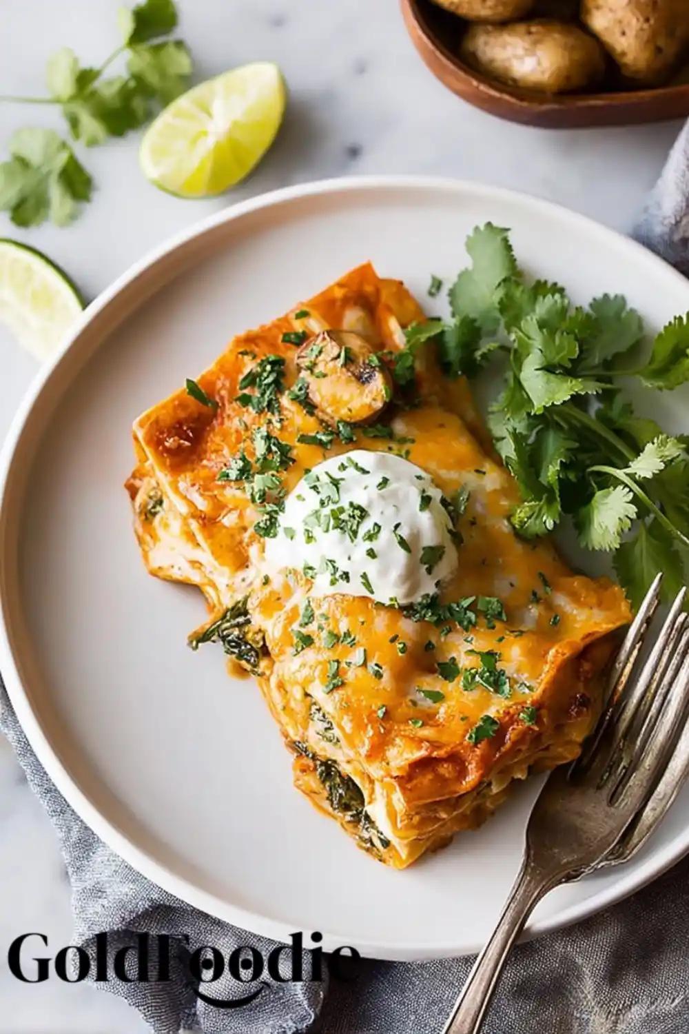 easy chicken enchiladas.