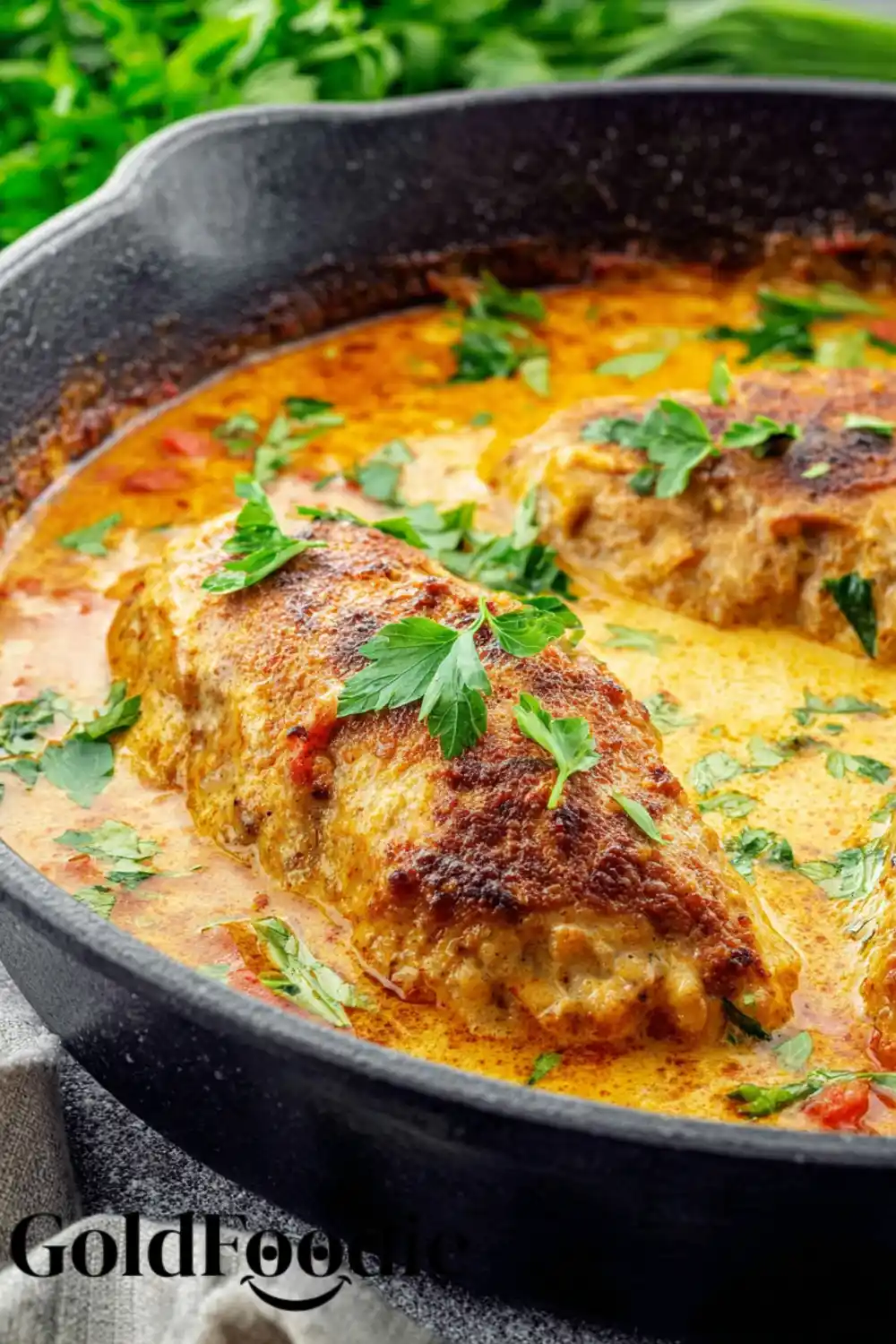 Simmering Brazilian Coconut Chicken Skillet
