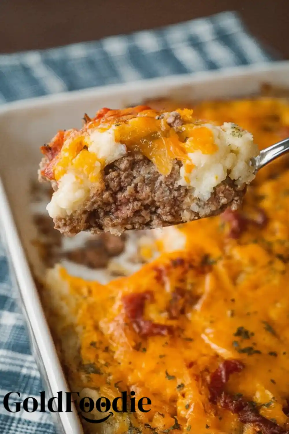 Spoonful of Loaded Meatloaf Casserole