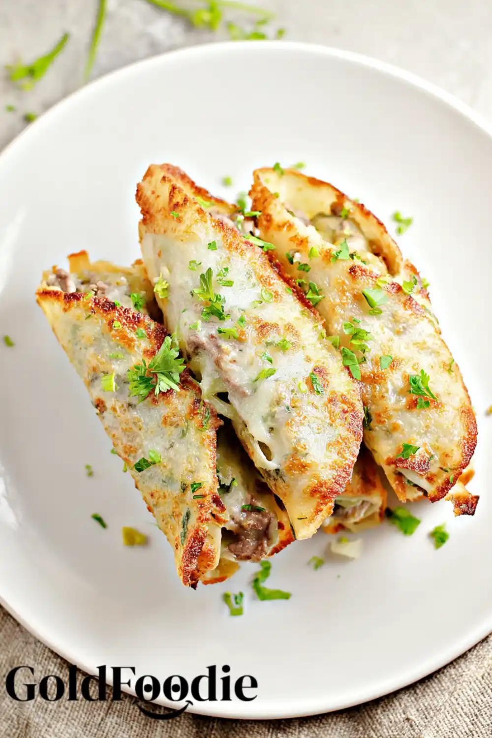 Stacked Low Carb Cheesesteak Wraps