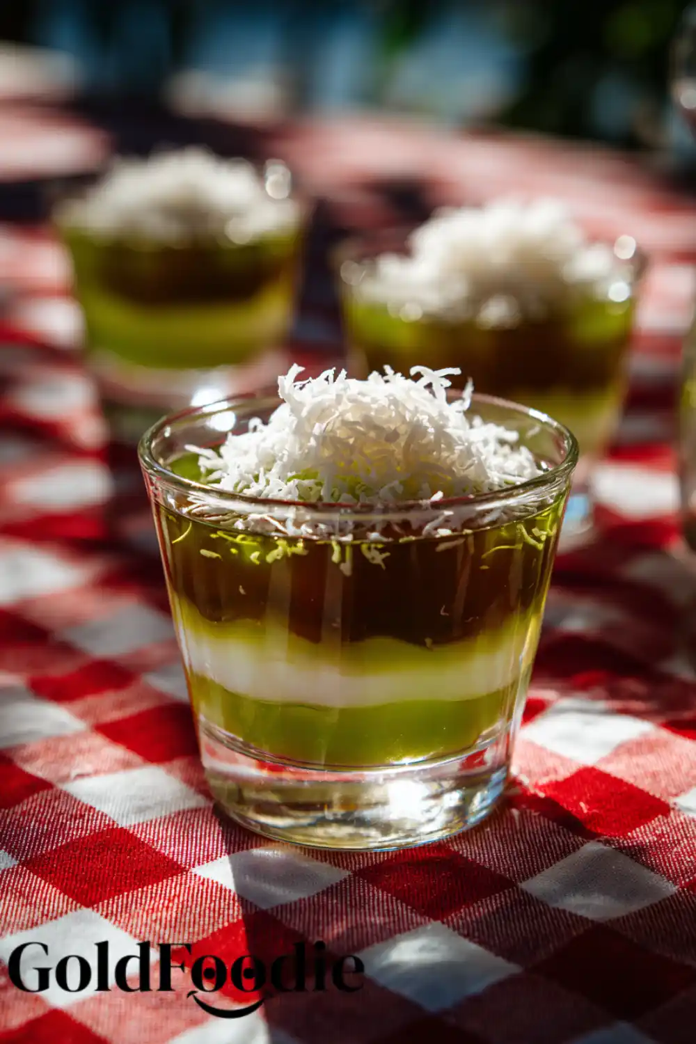 Green Tea Date Vegan Jello