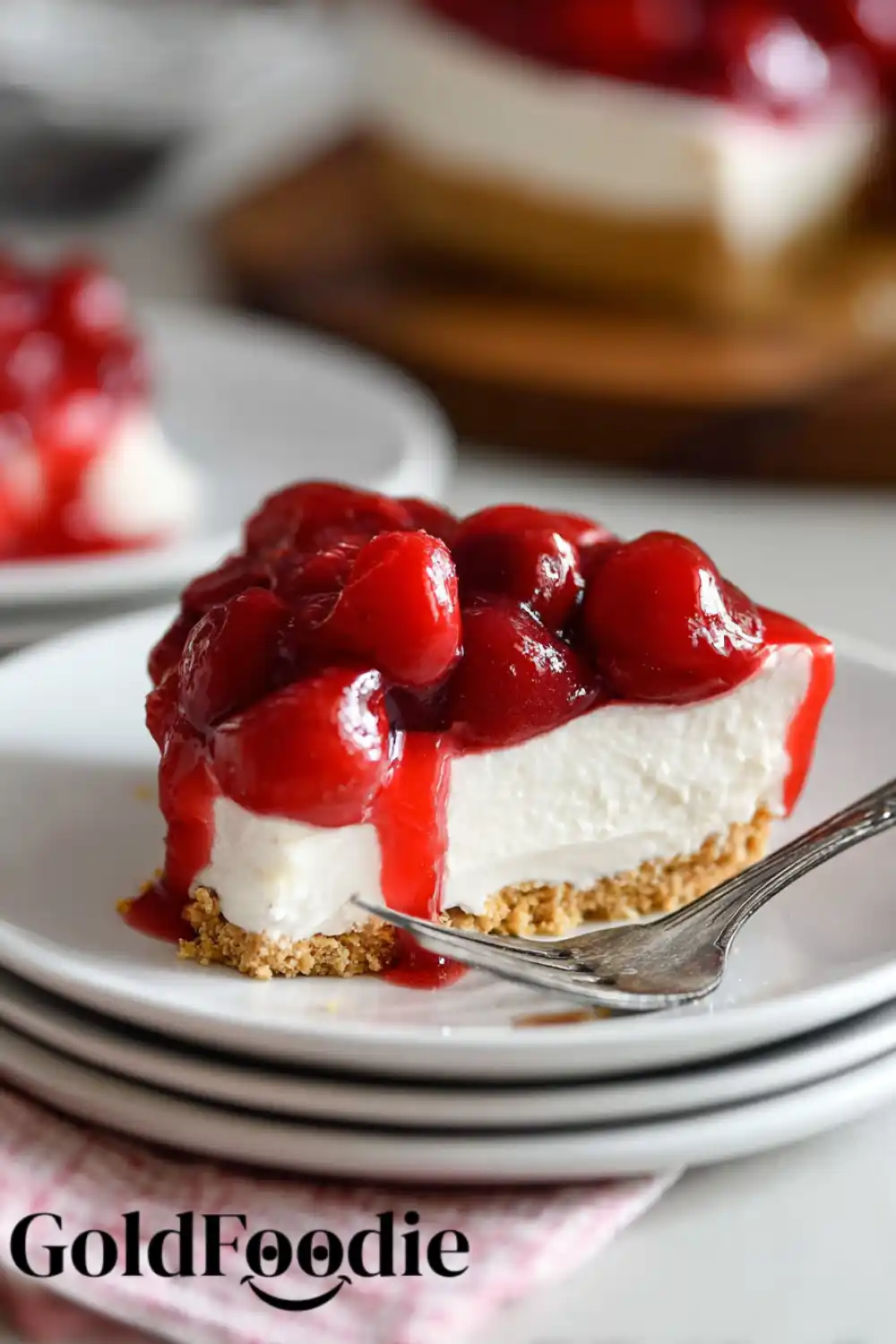 No-Bake Cherry Cheesecake