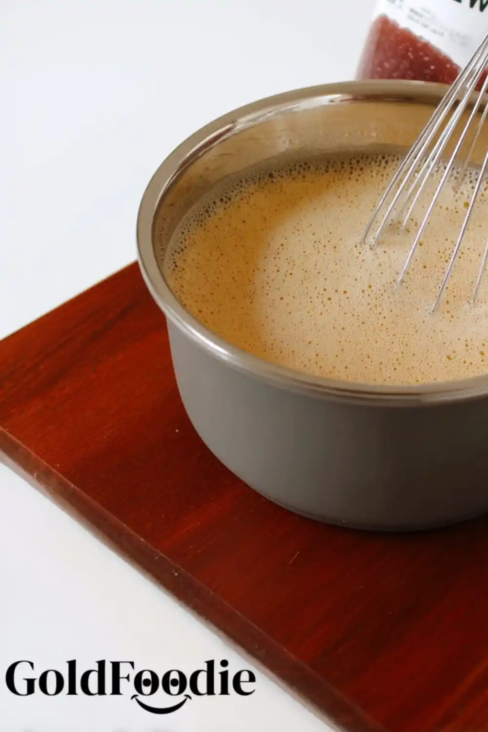 Whisking the Gelatin Mixture Whisking the Gelatin Mixture