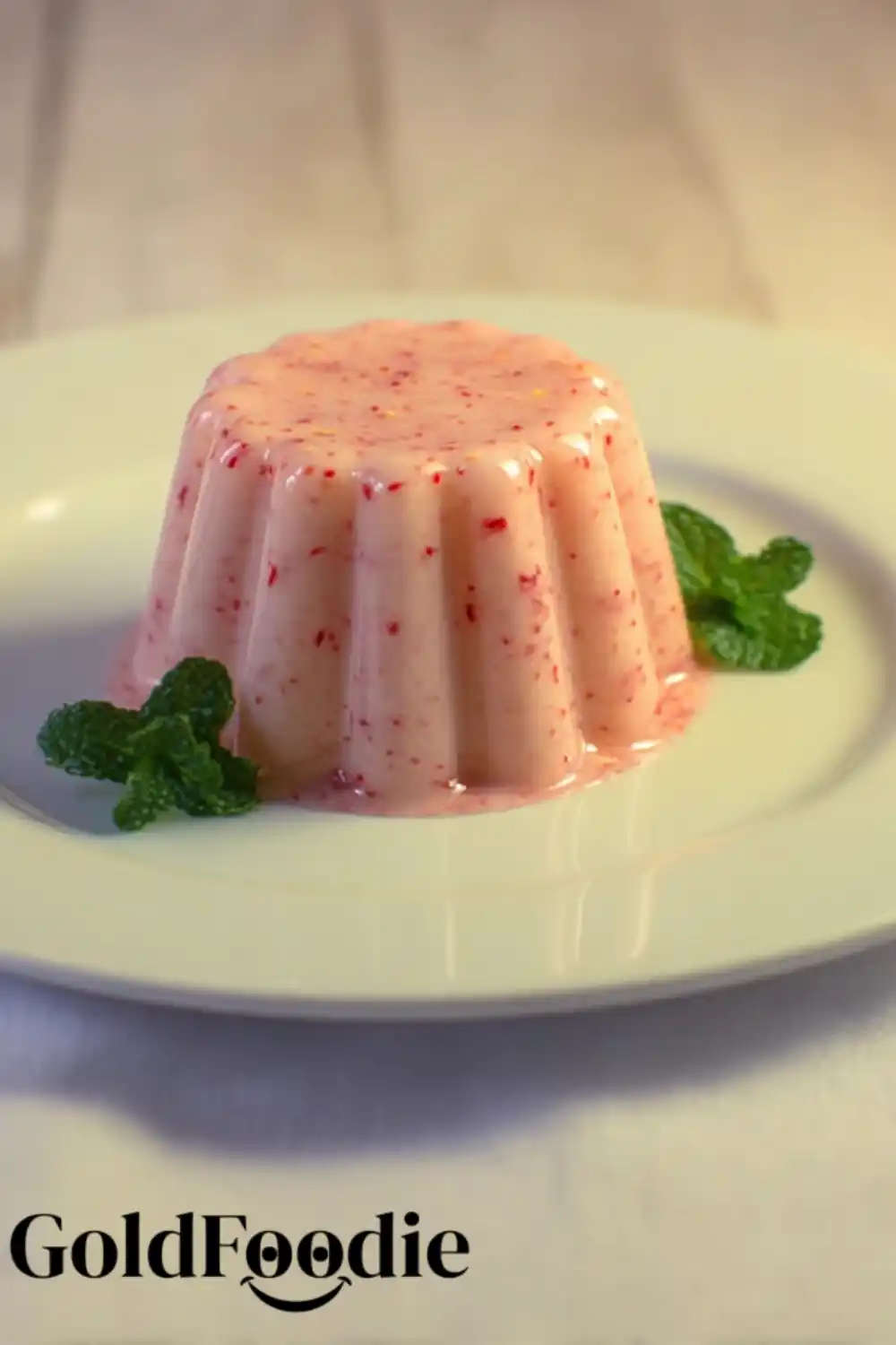 creamy-gelatin-snack-with-mint-garnish