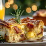 Overnight Croissant Breakfast Casserole 1 Overnight Croissant Breakfast Casserole