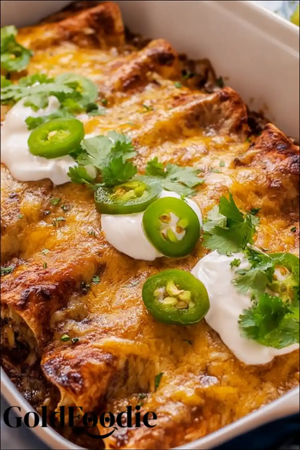 Baked Chicken and Chile Enchiladas