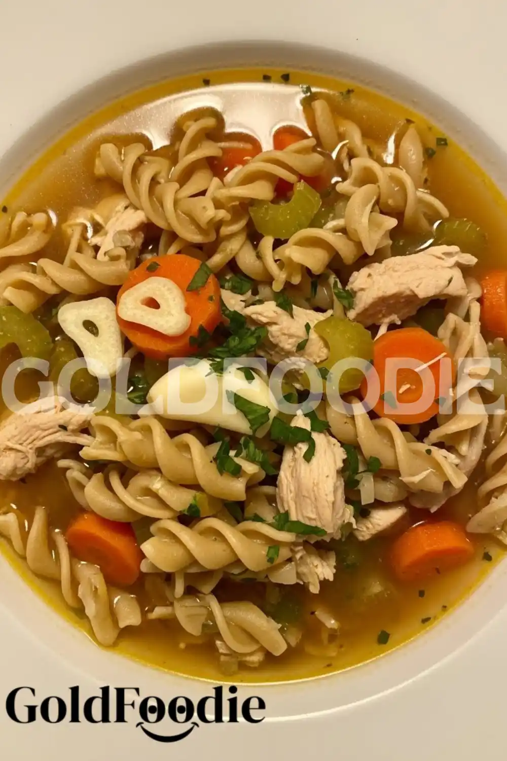 Buffalo Chicken Soup Ingredients in Bowl