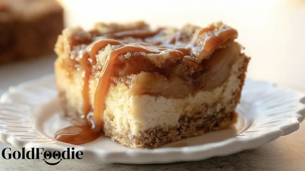 Caramel Apple Cheesecake Bars Recipe