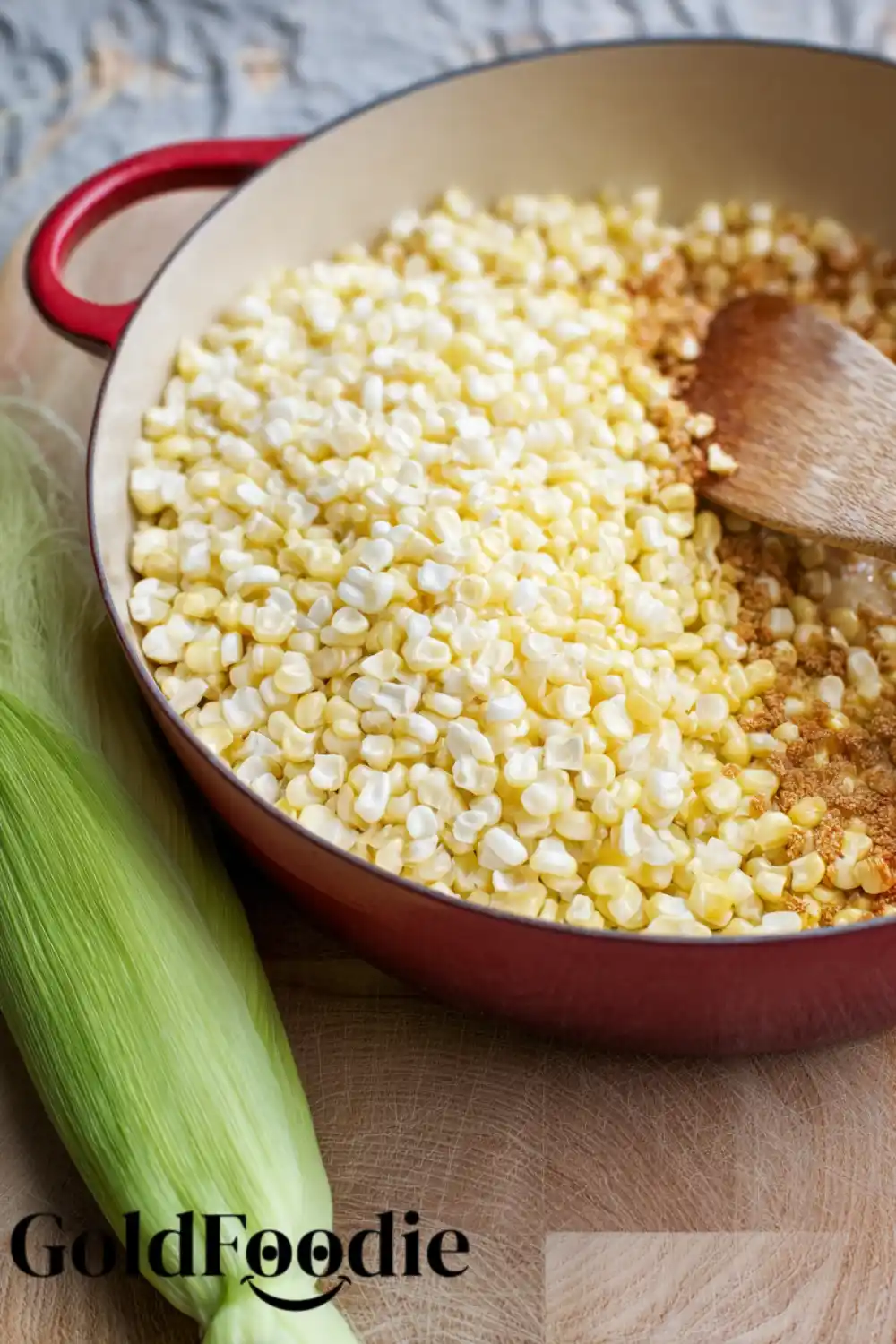 Charring Fresh Mexican Street Corn Soup