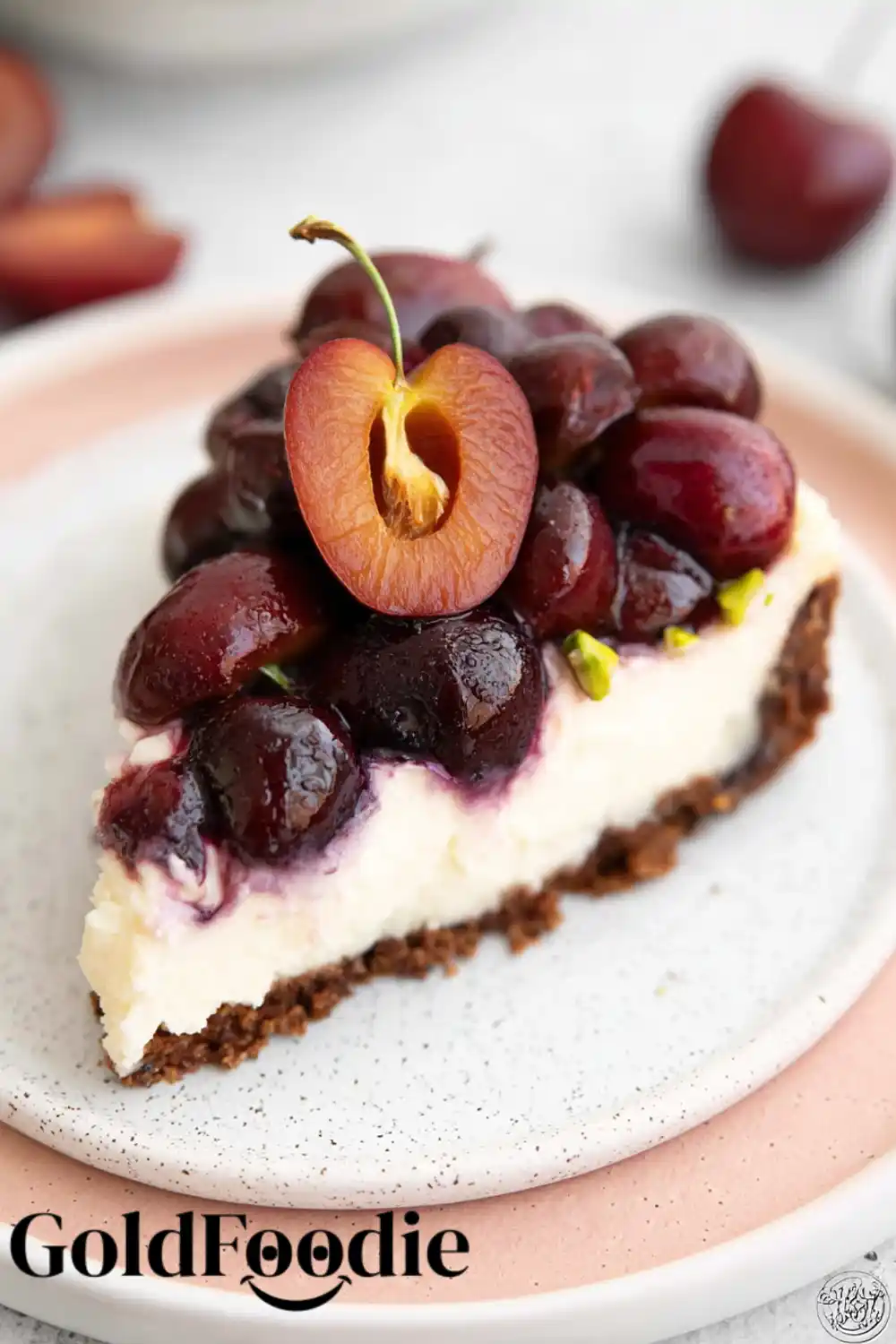 Cheesecake Crust Ingredients Cherry Pistachio Cheesecake Crust