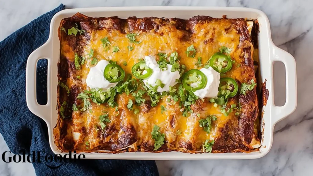 Easy Cheesy Chicken and Chile Enchiladas