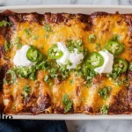 Easy Cheesy Chicken and Chile Enchiladas