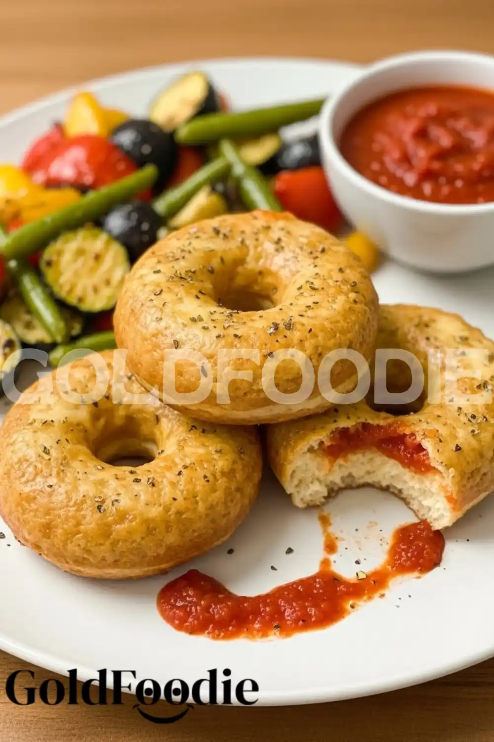 Cheesy Interior of Mozzarella Donut