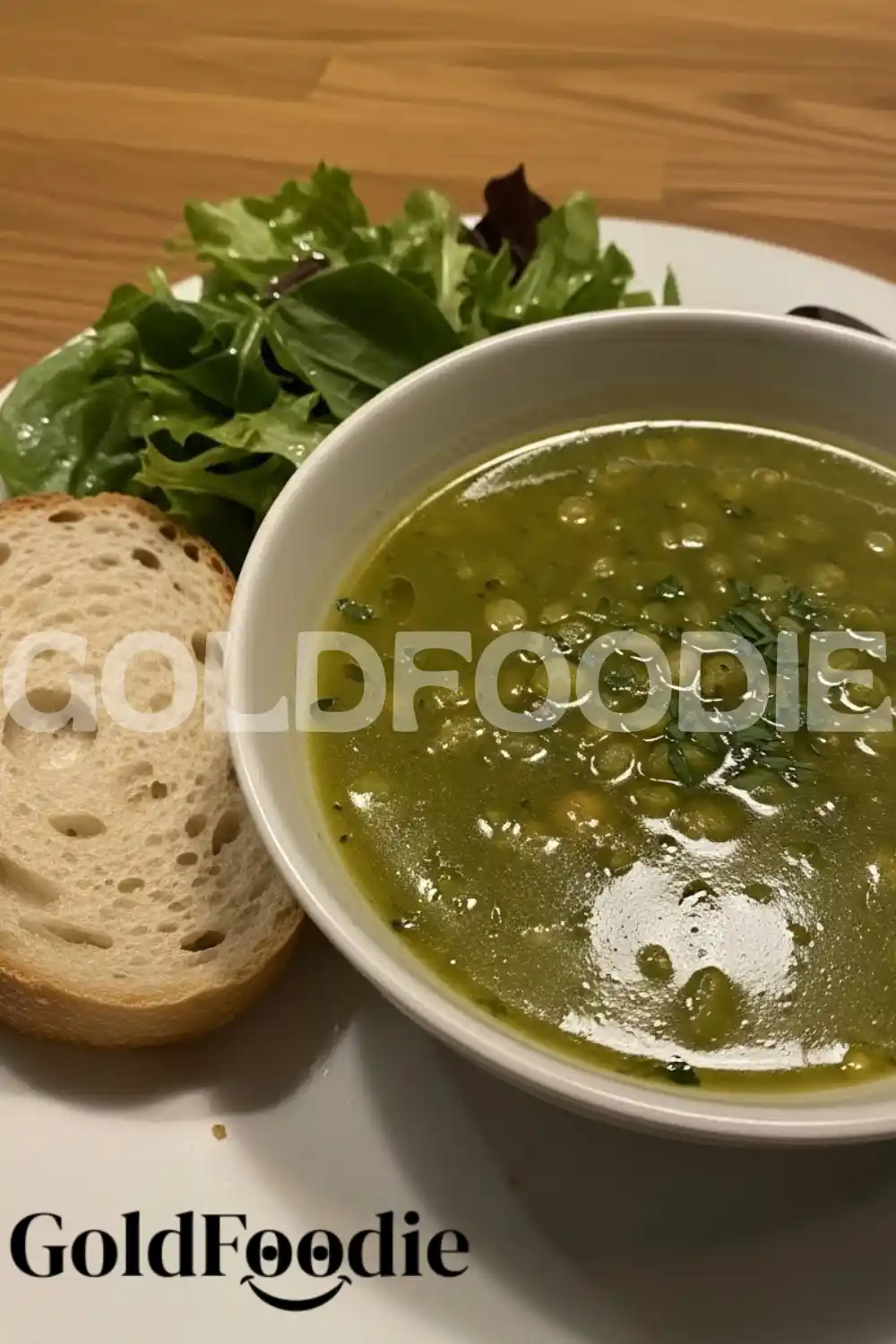 Classic Split Pea Soup with Parsley Garnish Classic Split Pea Soup with Parsley Garnish