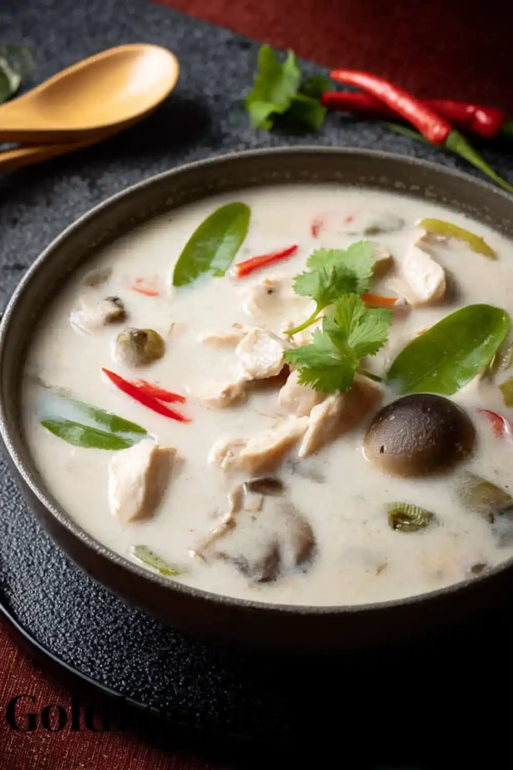 Classic Thai Coconut Chicken Soup Tom Kha Gai Classic Thai Coconut Chicken Soup Tom Kha Gai