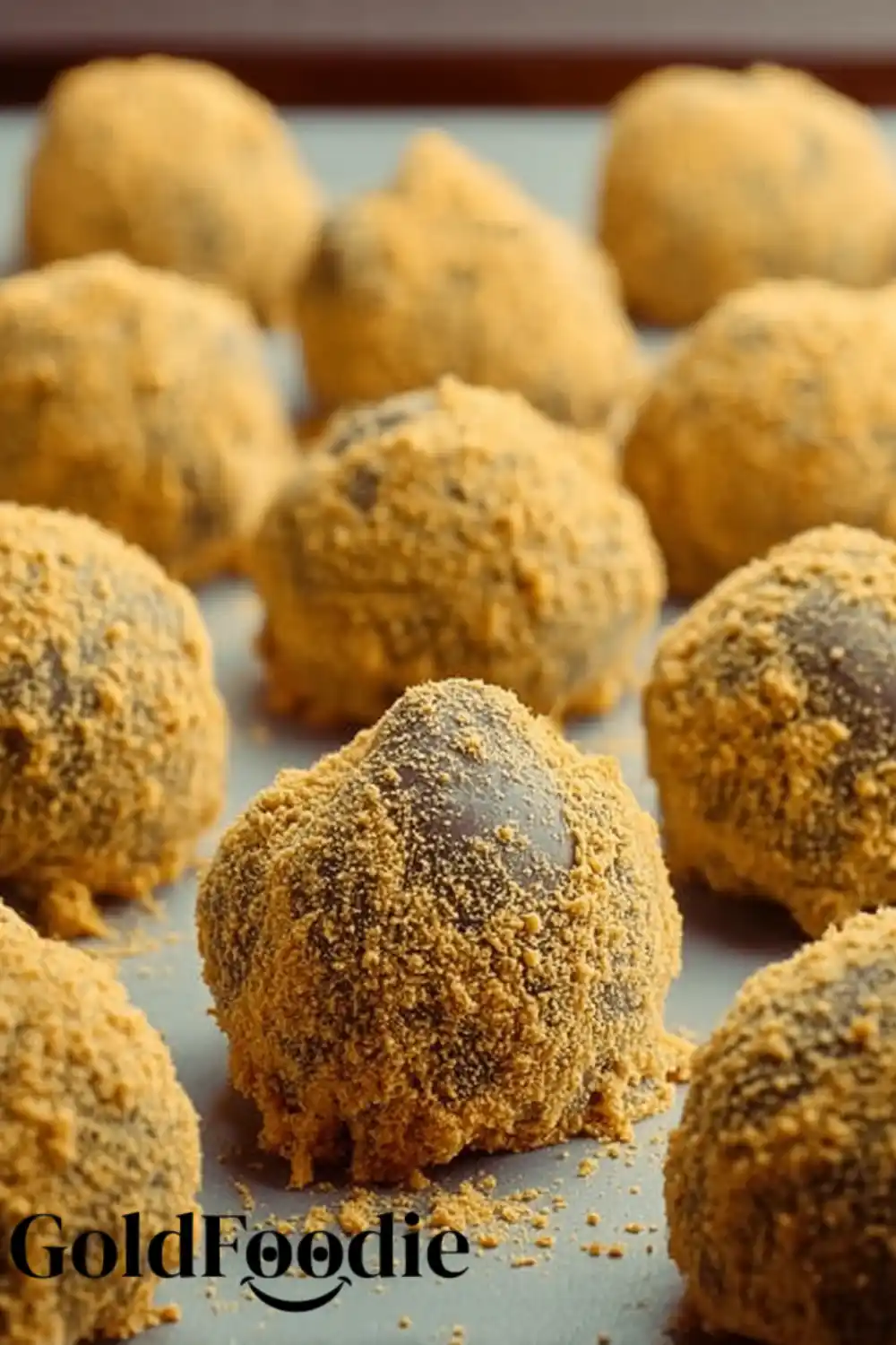 Close-Up of Graham Cracker Coated Moose Farts Graham Cracker Coated Moose Farts