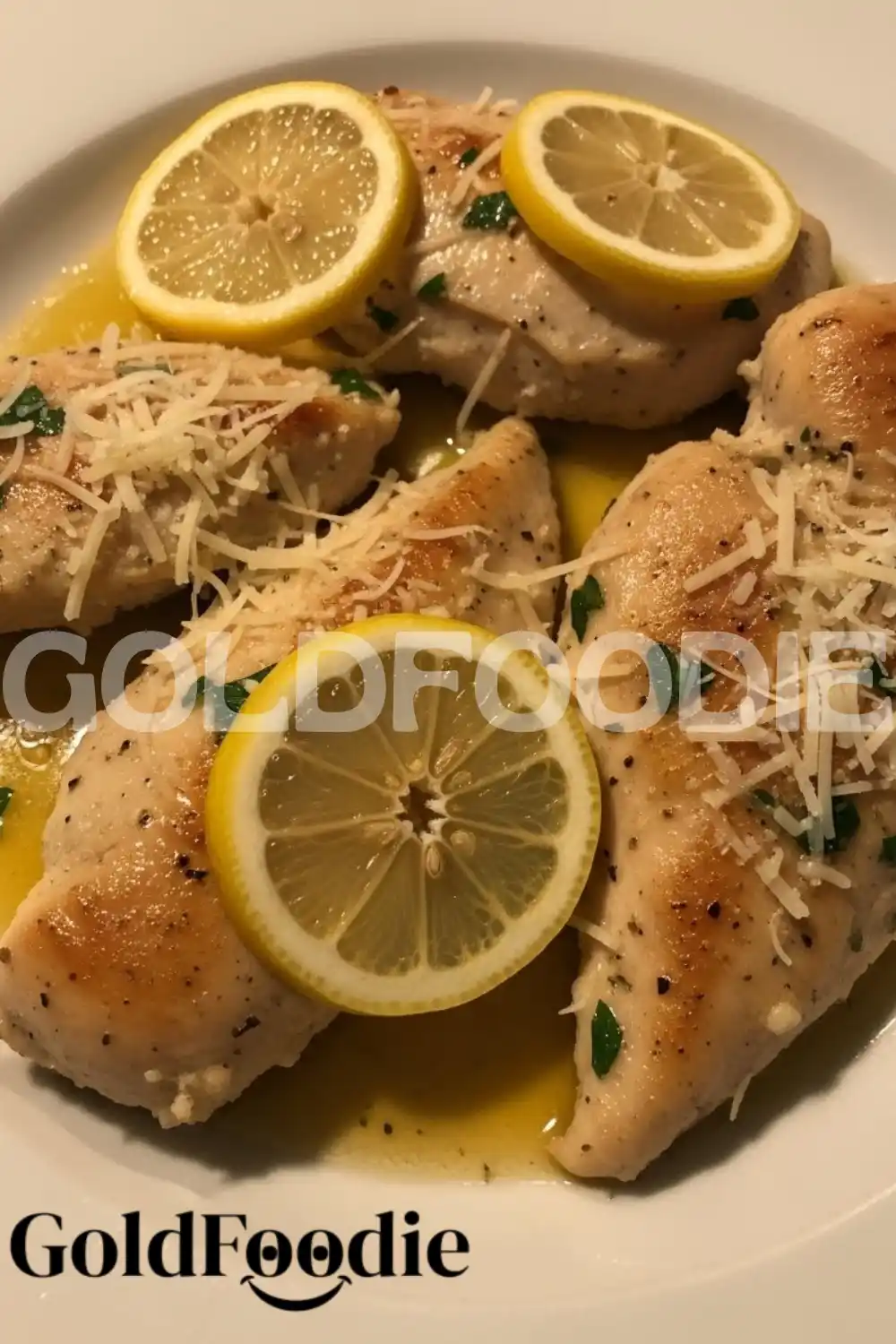 Garnish on Lemon Chicken Romano