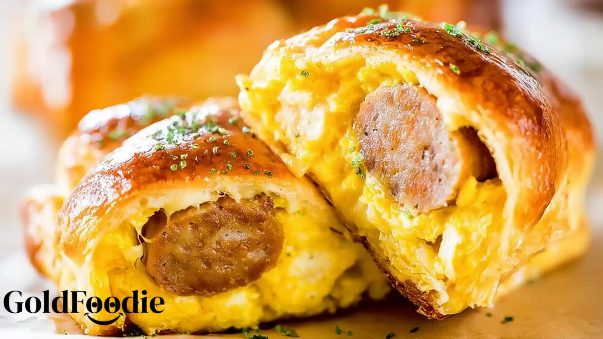 Sausage Egg Breakfast Rolls