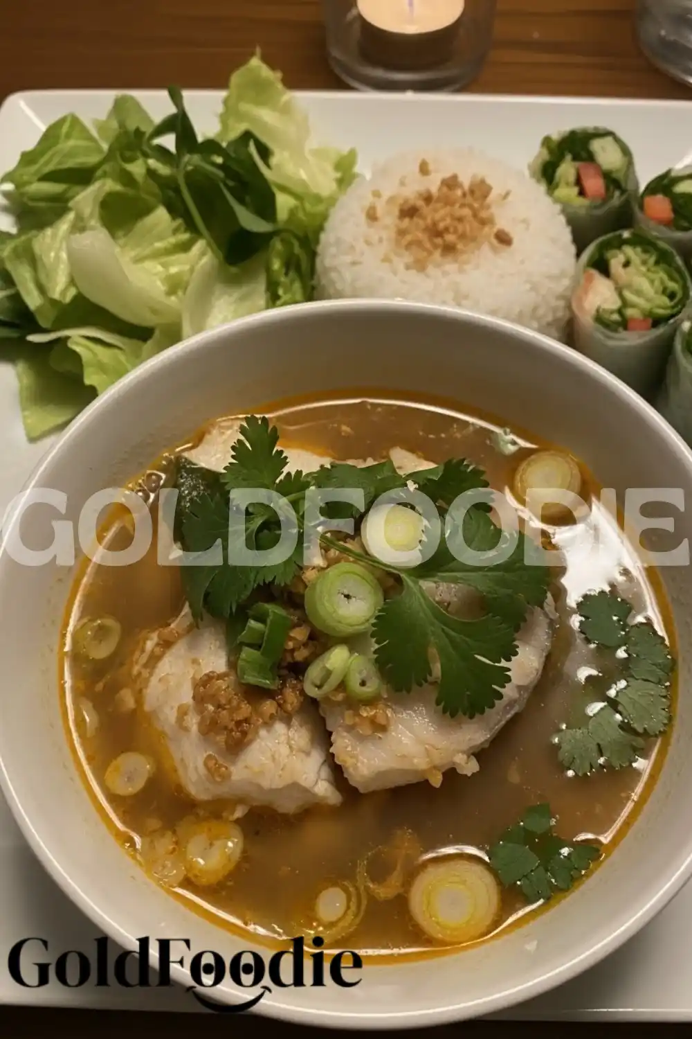 Comforting Bowl of Thai Fish Soup