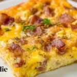 Crack Breakfast Casserole Slice with Thyme