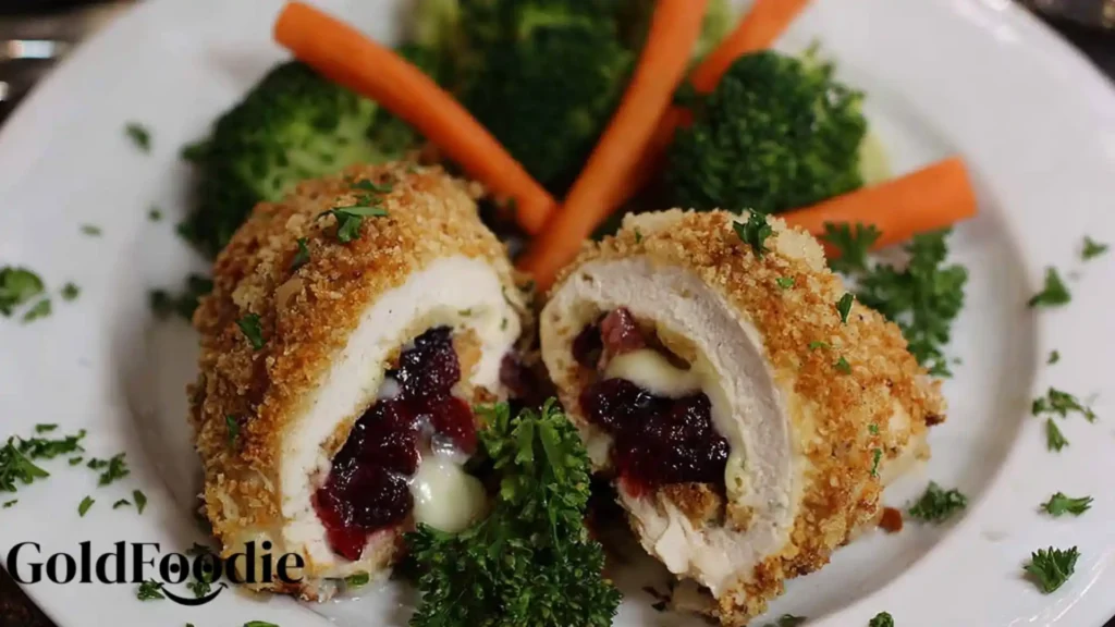 Cranberry Brie Stuffed Chicken Cutlet