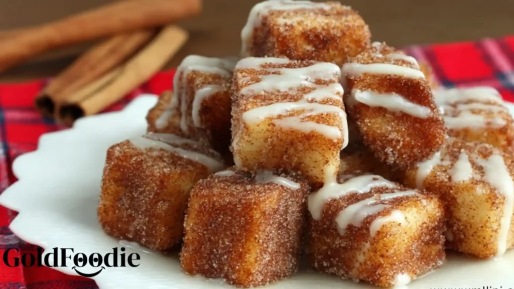 Crispy Angel Cake Churro Bites