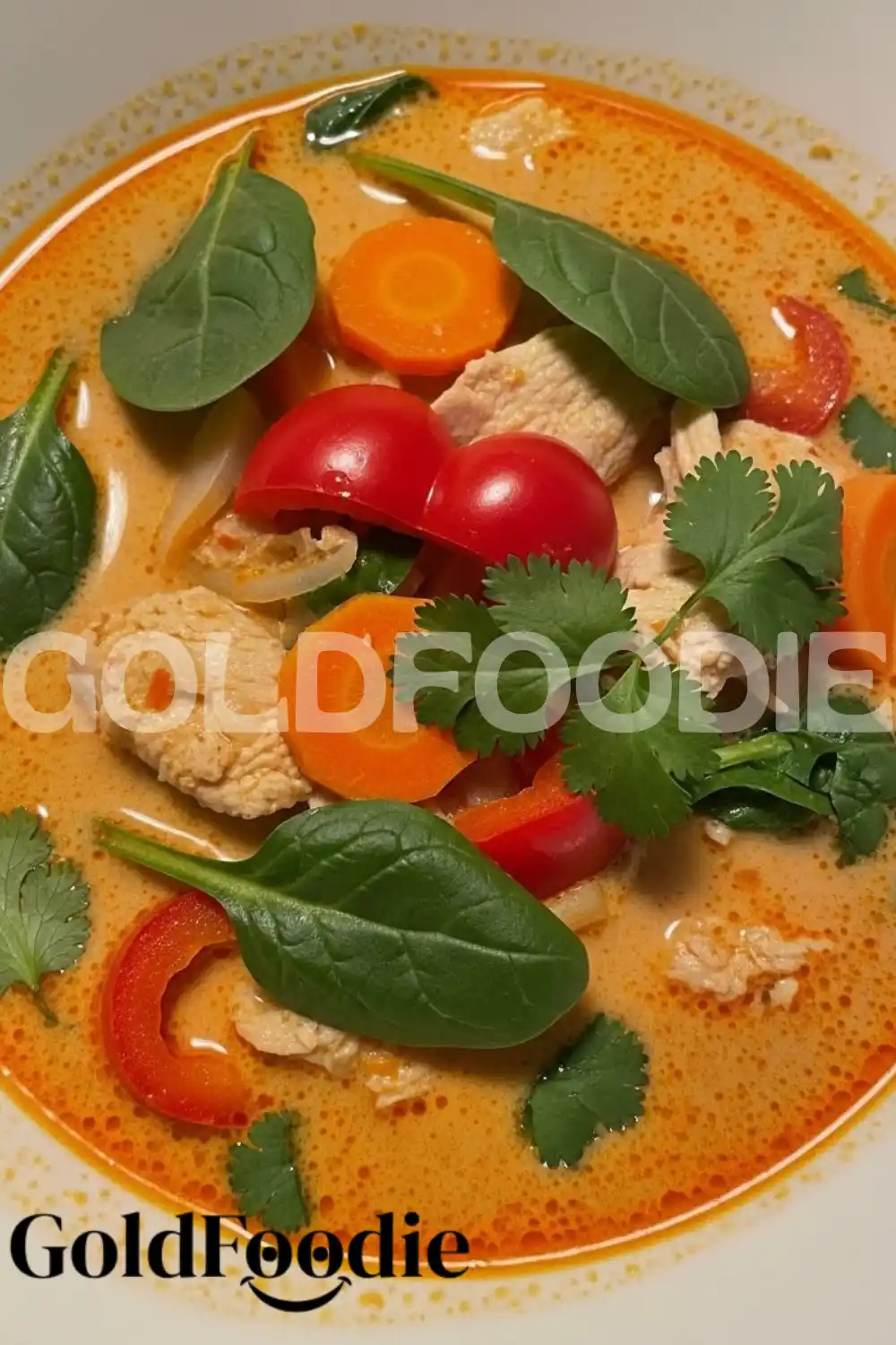 Hearty Chicken Red Curry Thai Soup