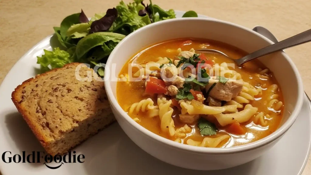 Cajun Chicken Pasta Soup