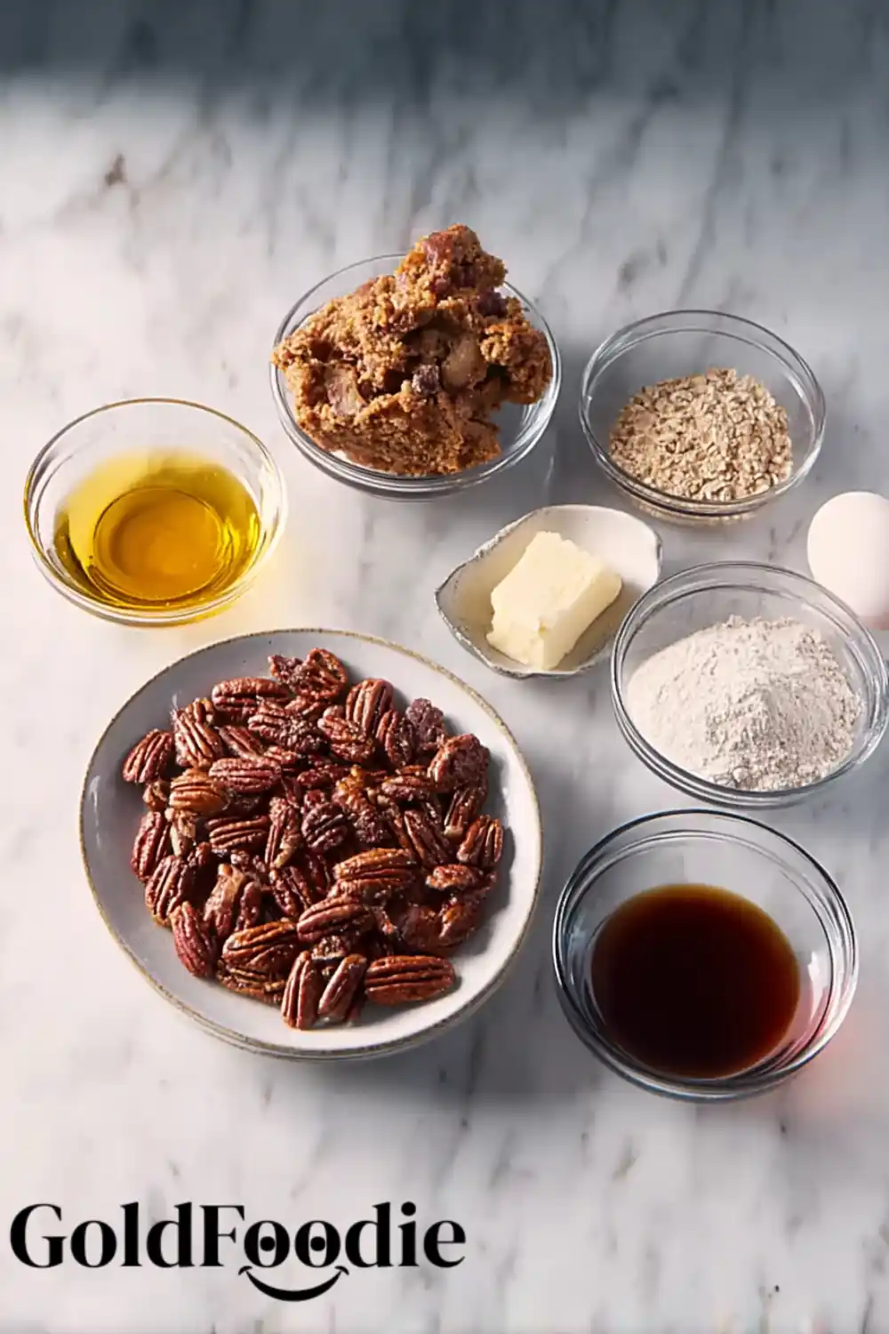 Ingredients for Easy Pecan Pie Dump Cake