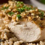4-Ingredient Easy Chicken Rice Casserole 2 Chicken Rice Casserole
