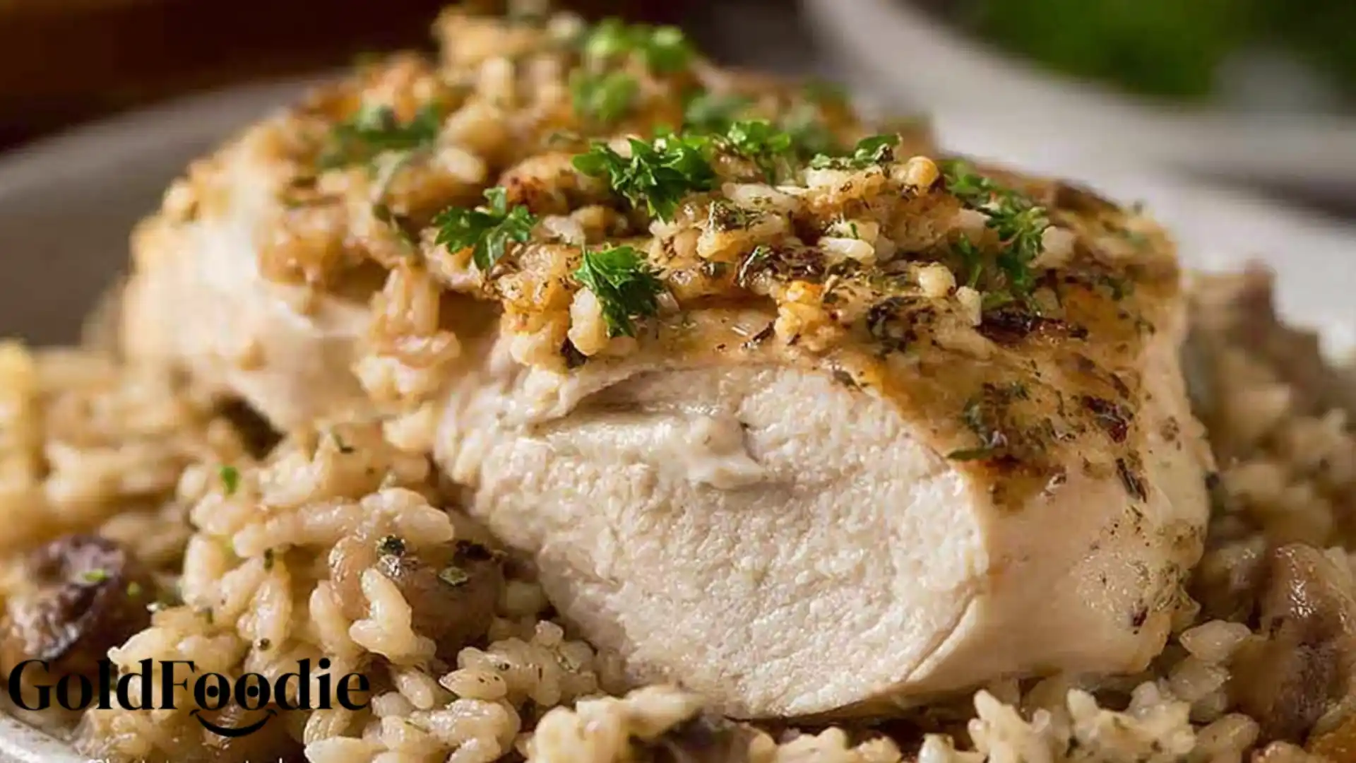 4-Ingredient Easy Chicken Rice Casserole