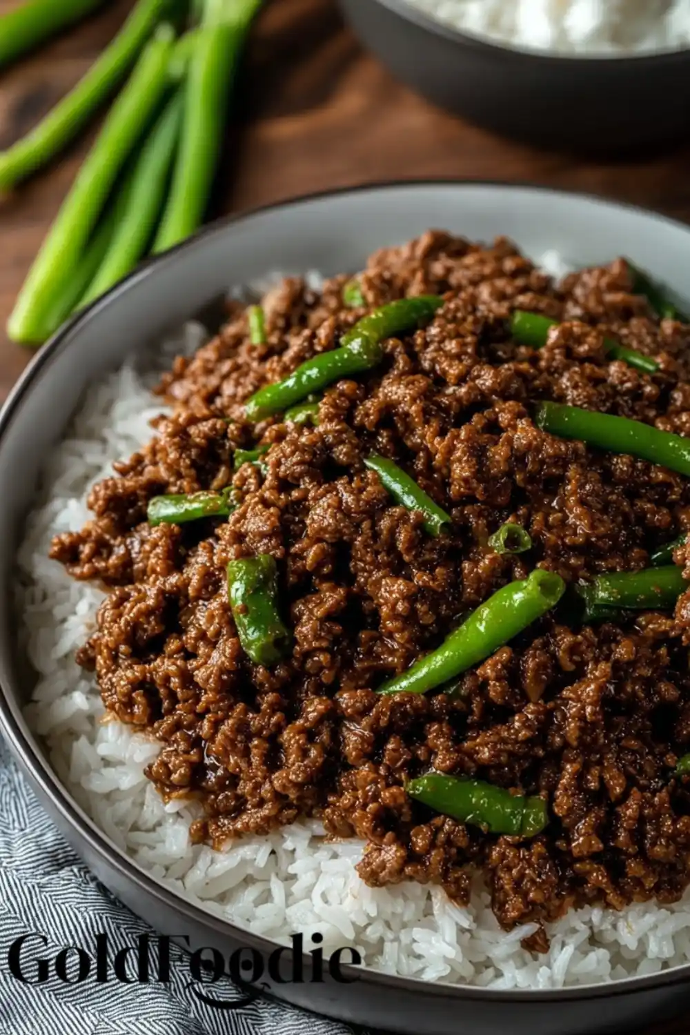 Low-Carb Mongolian Ground Beef Serving