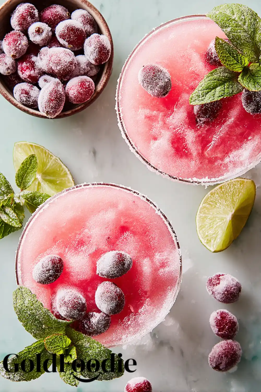 Mistletoe Margaritas Flat Lay