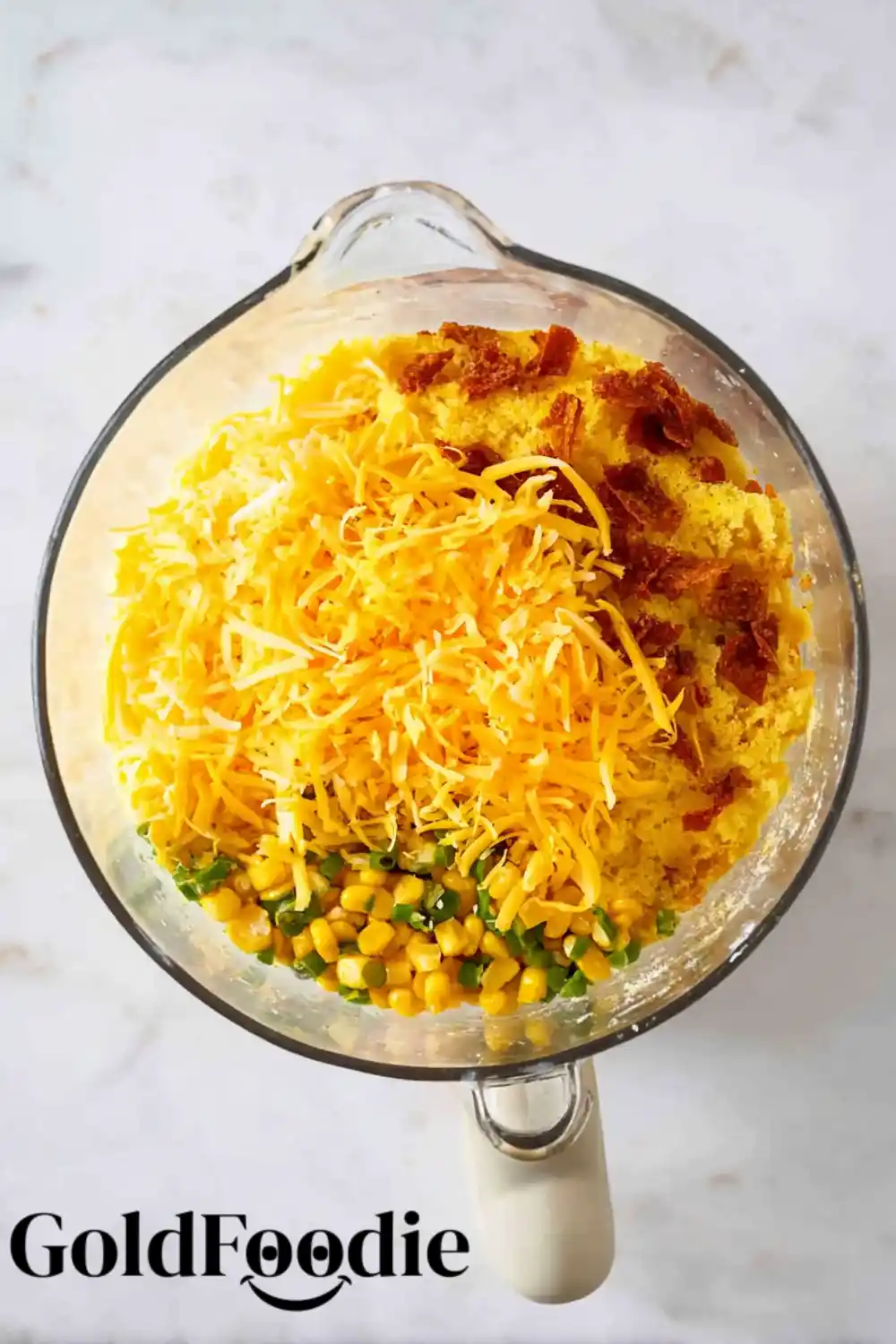 Mixing Cornbread Casserole Batter Mixing Cornbread Casserole Batter