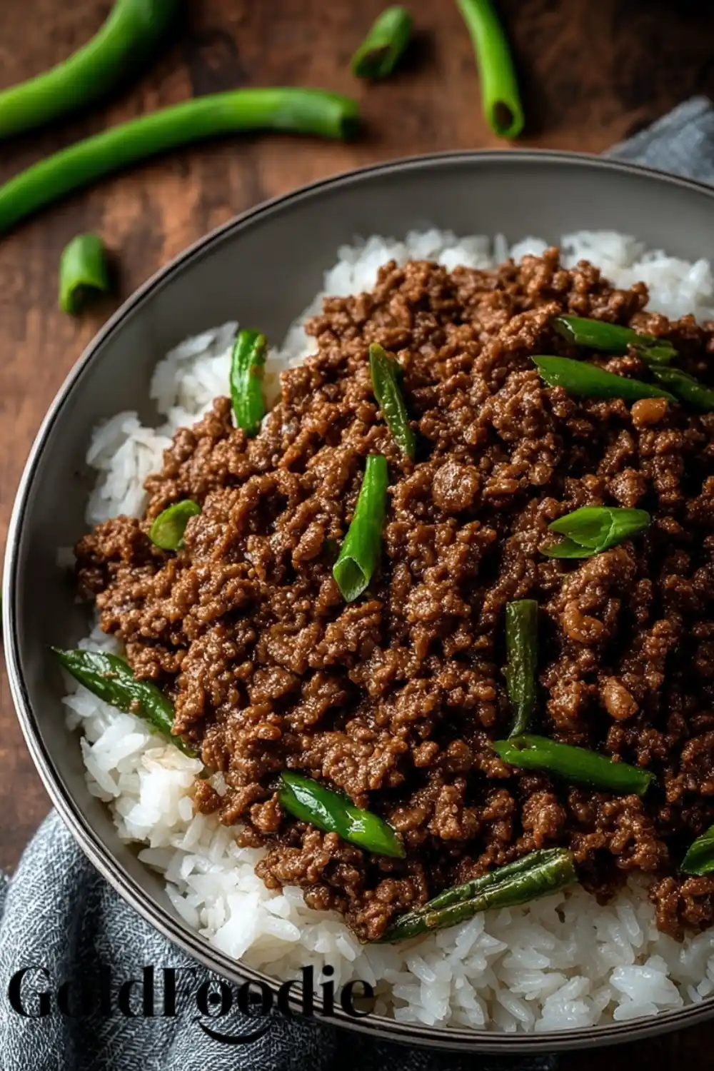 Low-Carb Mongolian Ground Beef Bowl