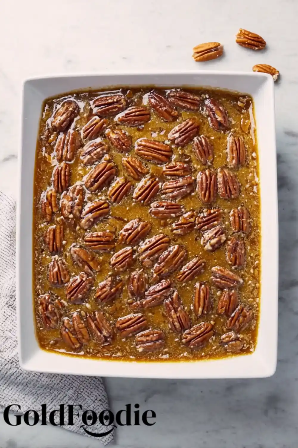 Pecan Filling Poured