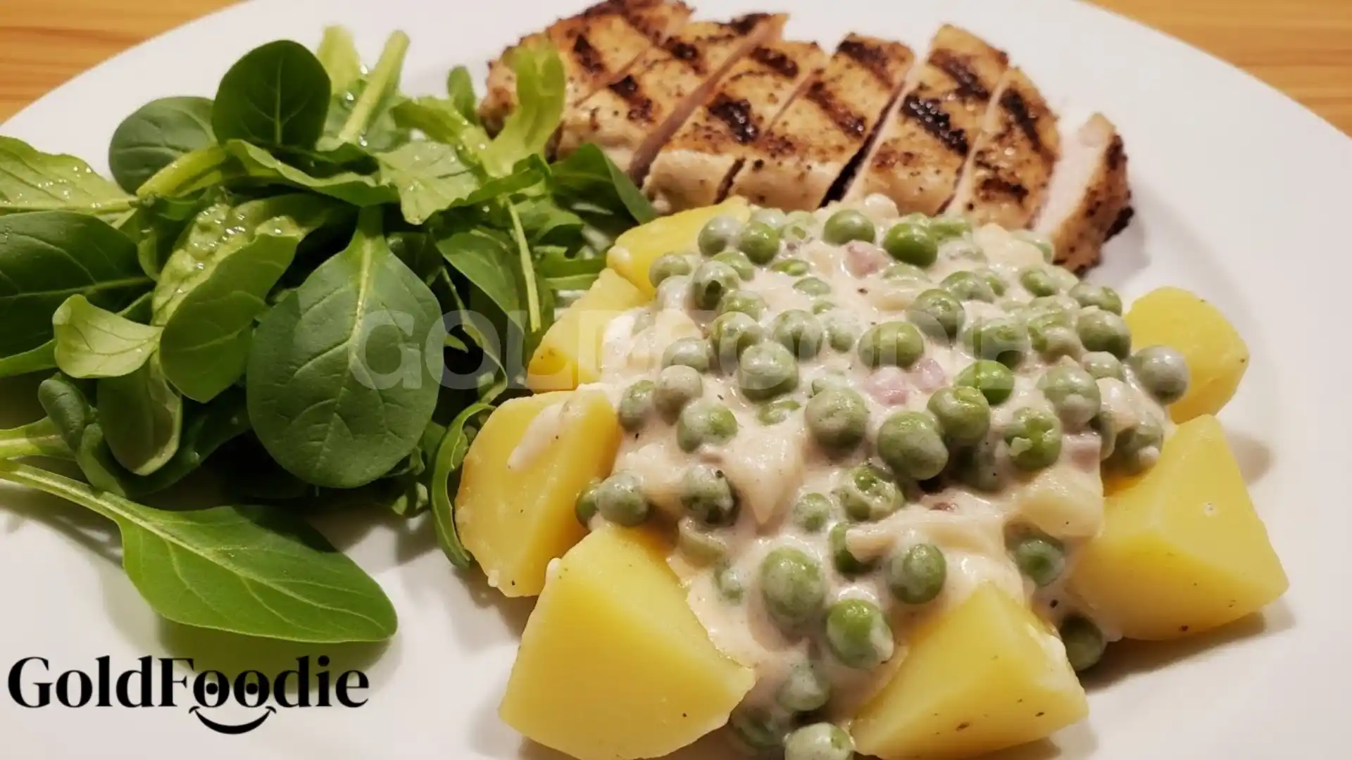 Creamed Peas and Potatoes