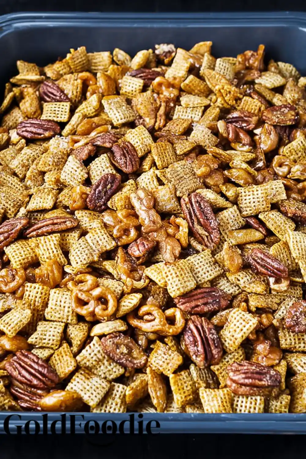 Praline Crunch Snack Mix Ready to Bake Praline Crunch Crispix Pecan